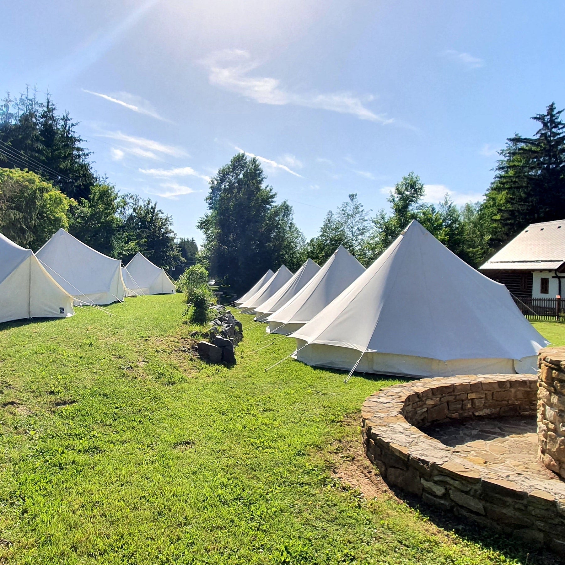 Stanové městečko home page menu