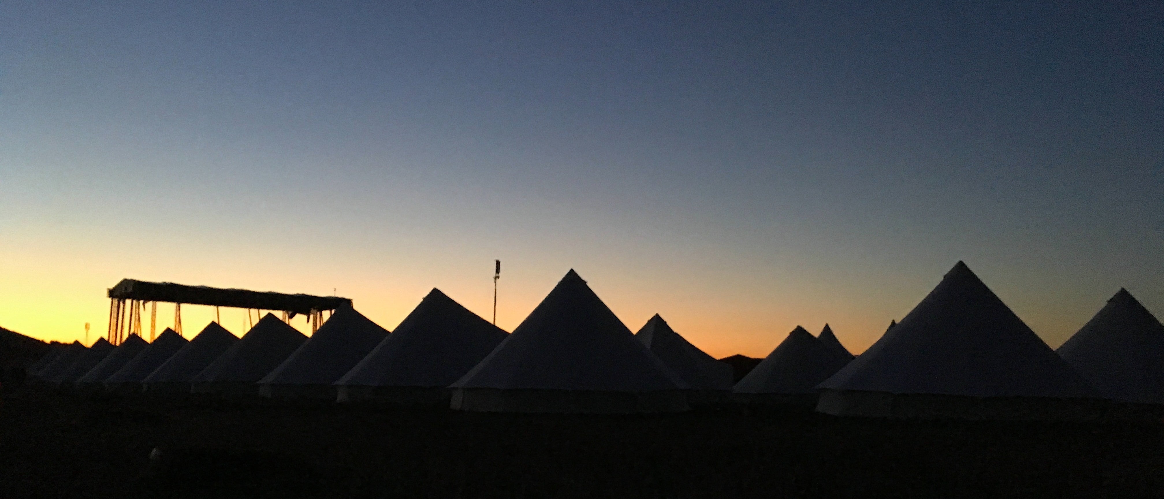 Glamping village na festivalu Pohoda