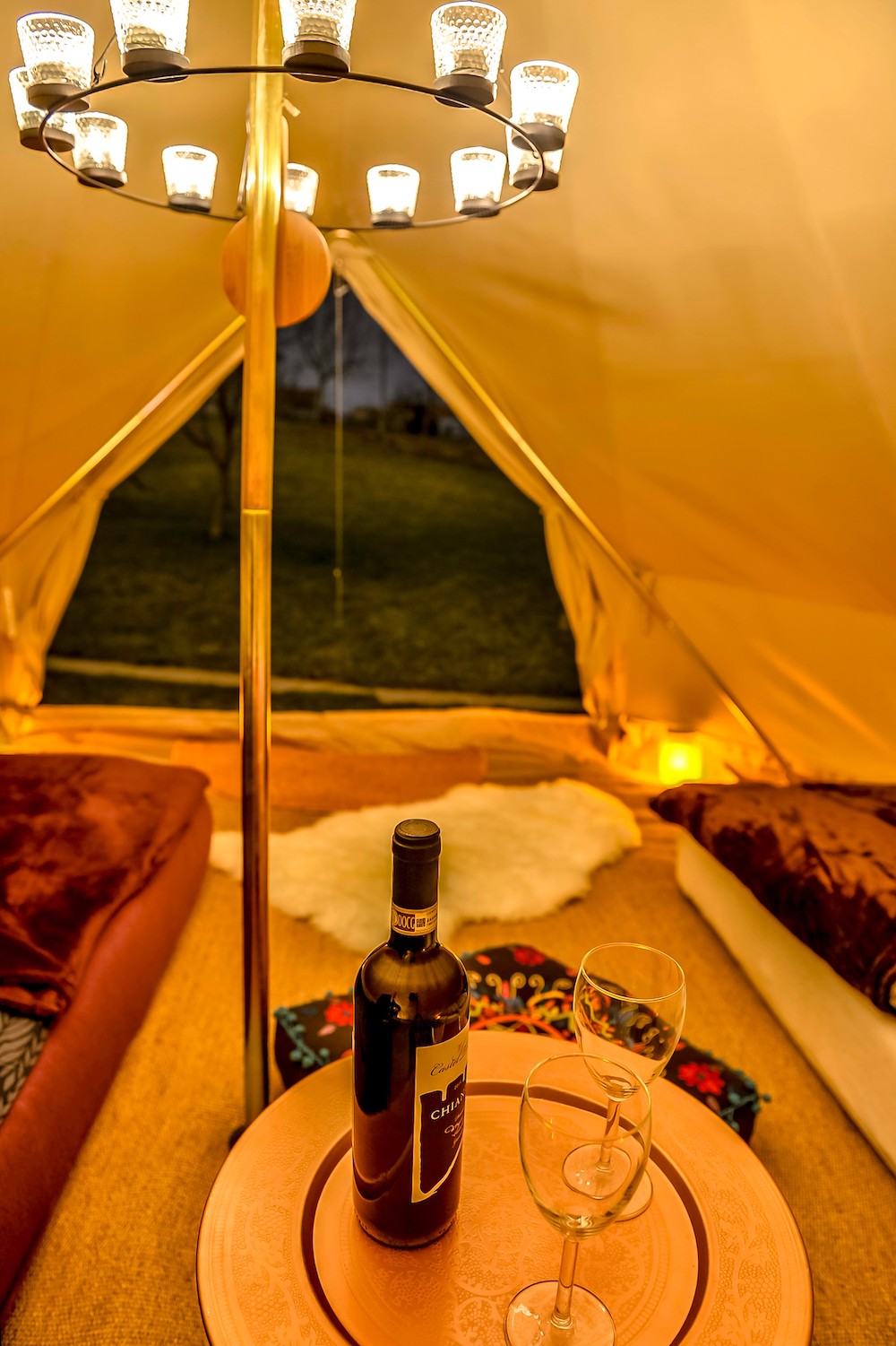 Pohoda v luxusním stanu