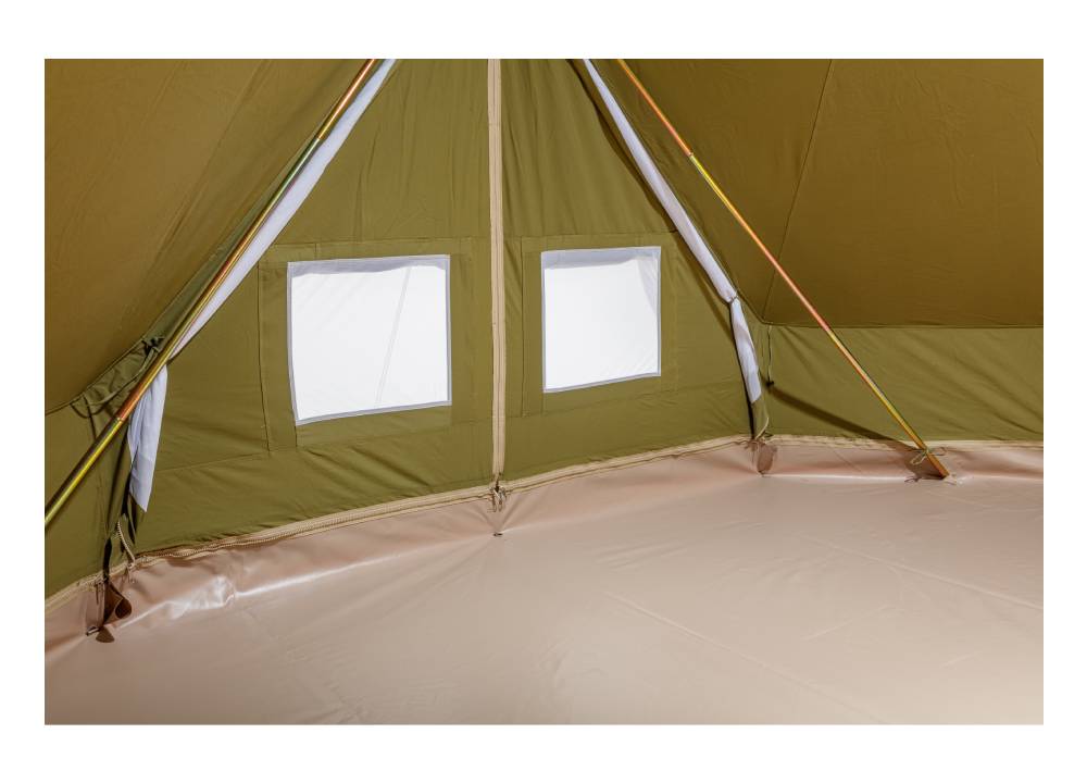 Oválný glampingový stan Sibley PROTECH TWIN vhodný pro glamping_10