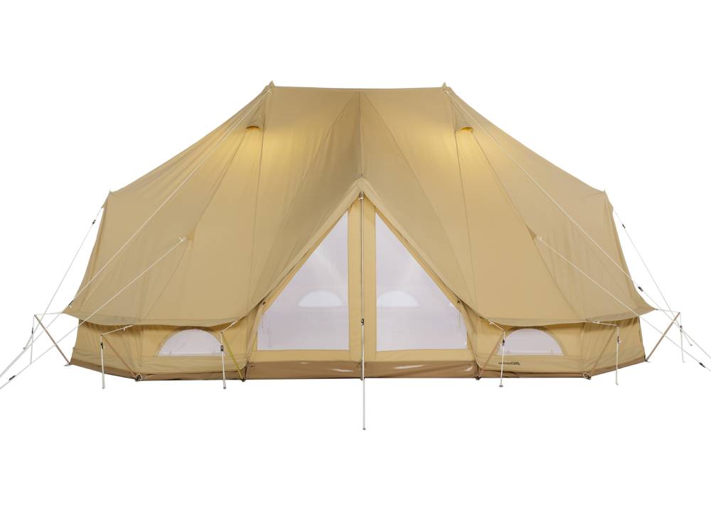 Kruhový glampingový stan Sibley TWINN TRAVELLER vhodný pro glamping_3