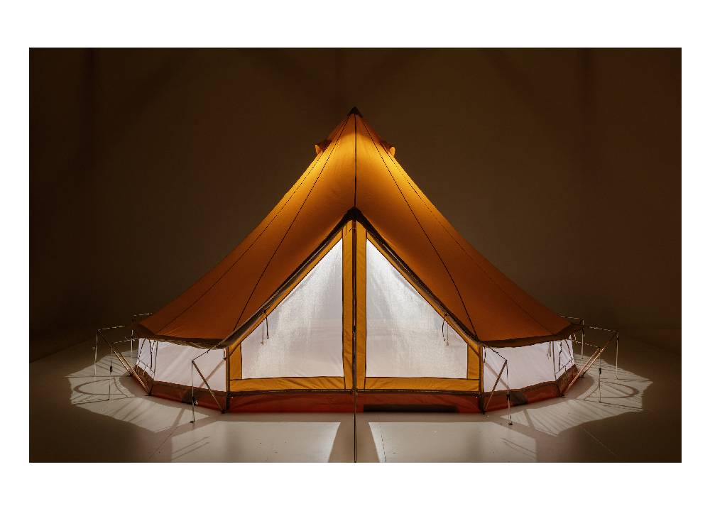 Kruhový glampingový stan Sibley TRAVELLER vhodný pro glamping_5
