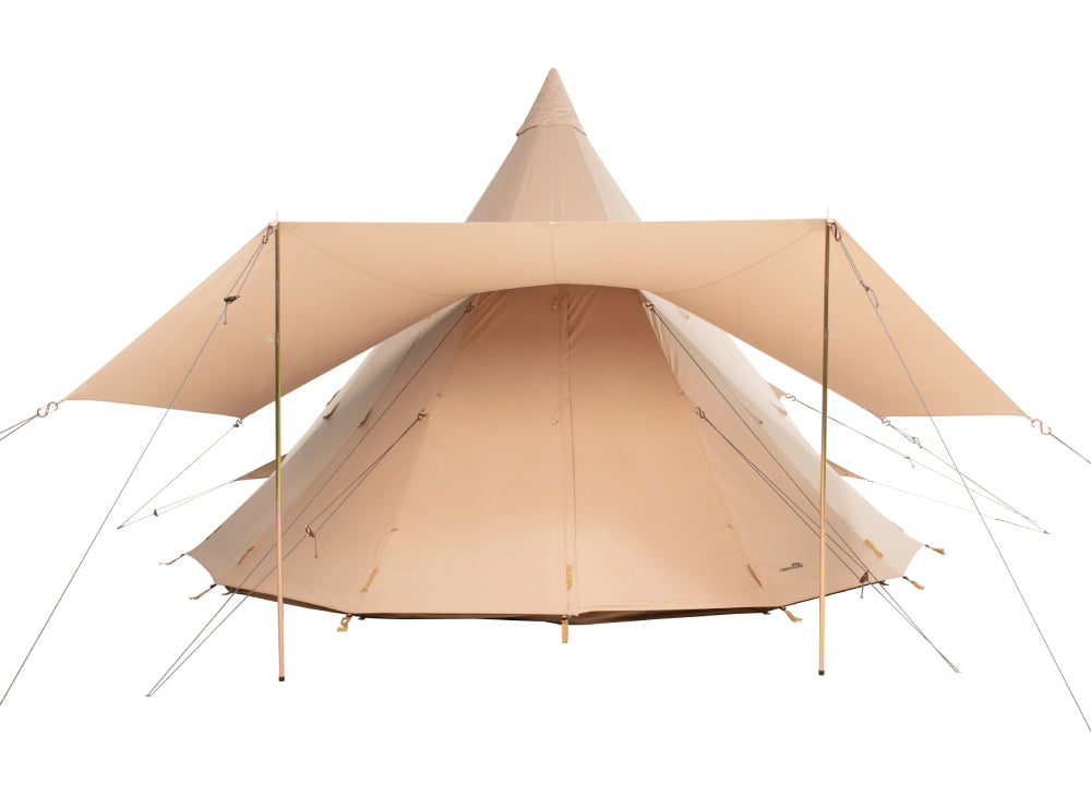 Týpí stan teepee pro děti a tábory se vstupní plachtou