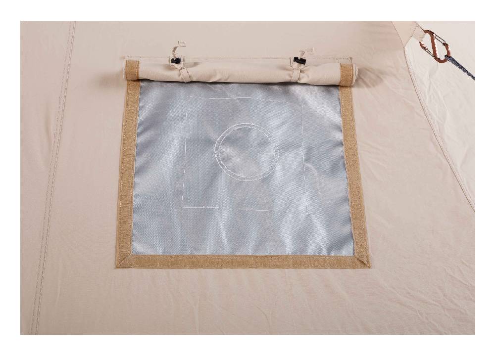 Odolný glampingový stan řady Sibley APEX TWIN špičkové kvality vhodný pro komerční glamping_4