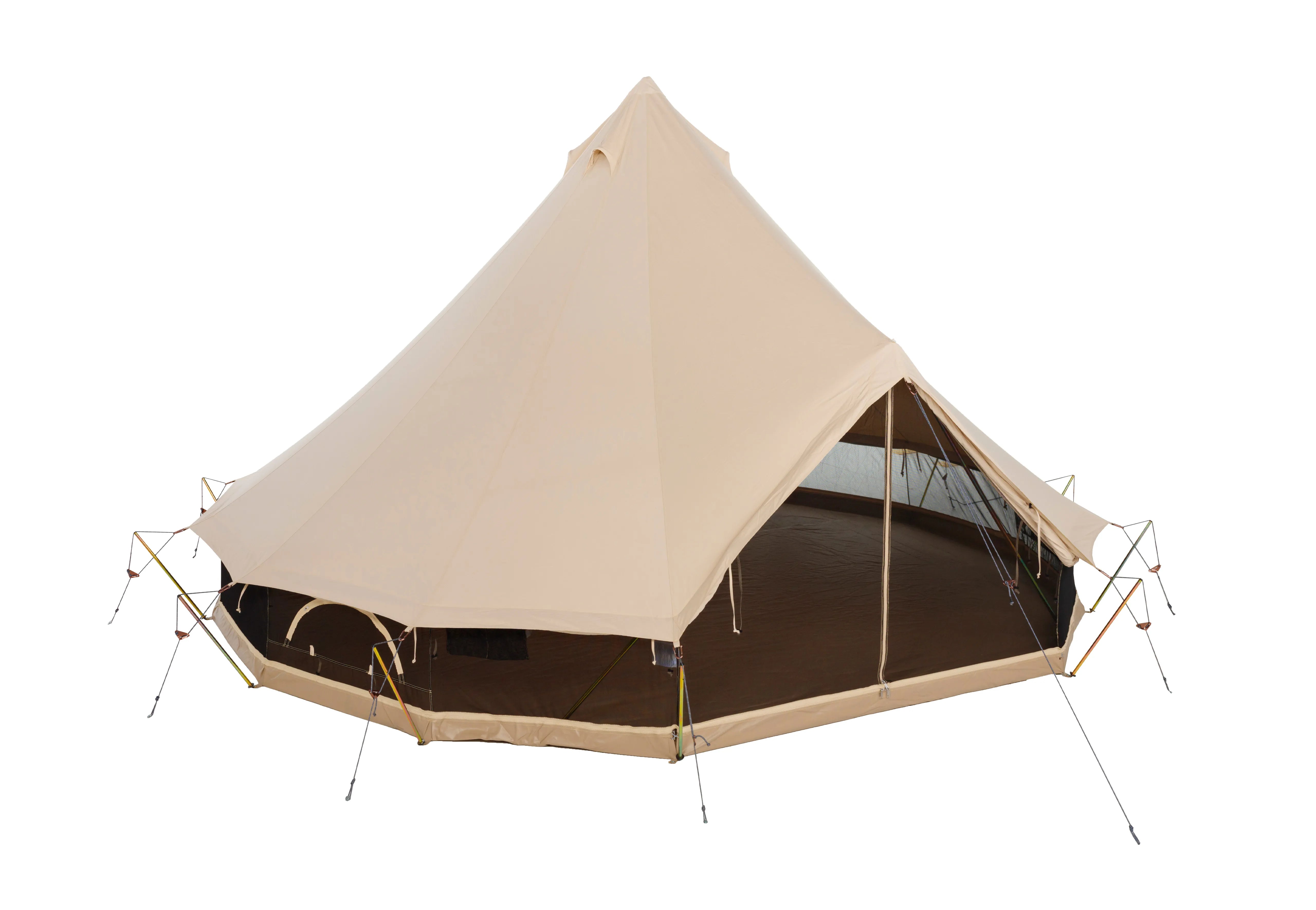 Odolný glampingový stan řady Sibley APEX X00 špičkové kvality vhodný pro rodinný kemping_5
