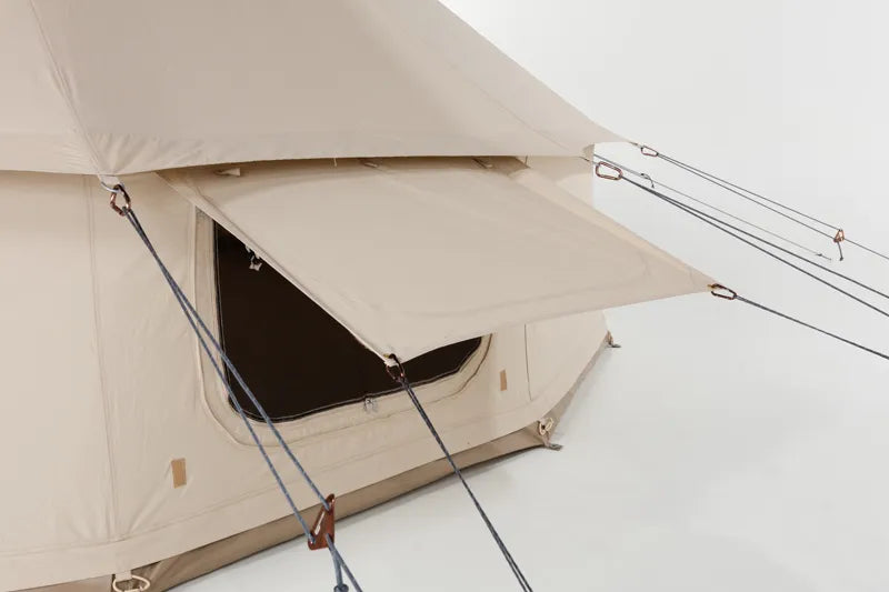 Odolný moderní glampingový stan řady Sibley APEX Panorama vhodný pro komerční celoroční glamping_7